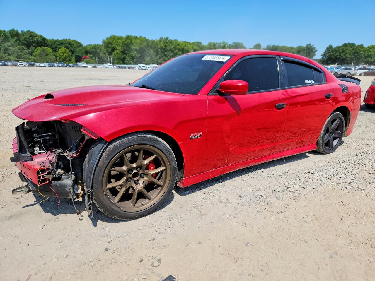2017 Dodge Charger R/T Scat Pack, VIN 2C3CDXGJ0HH525838 — Front end