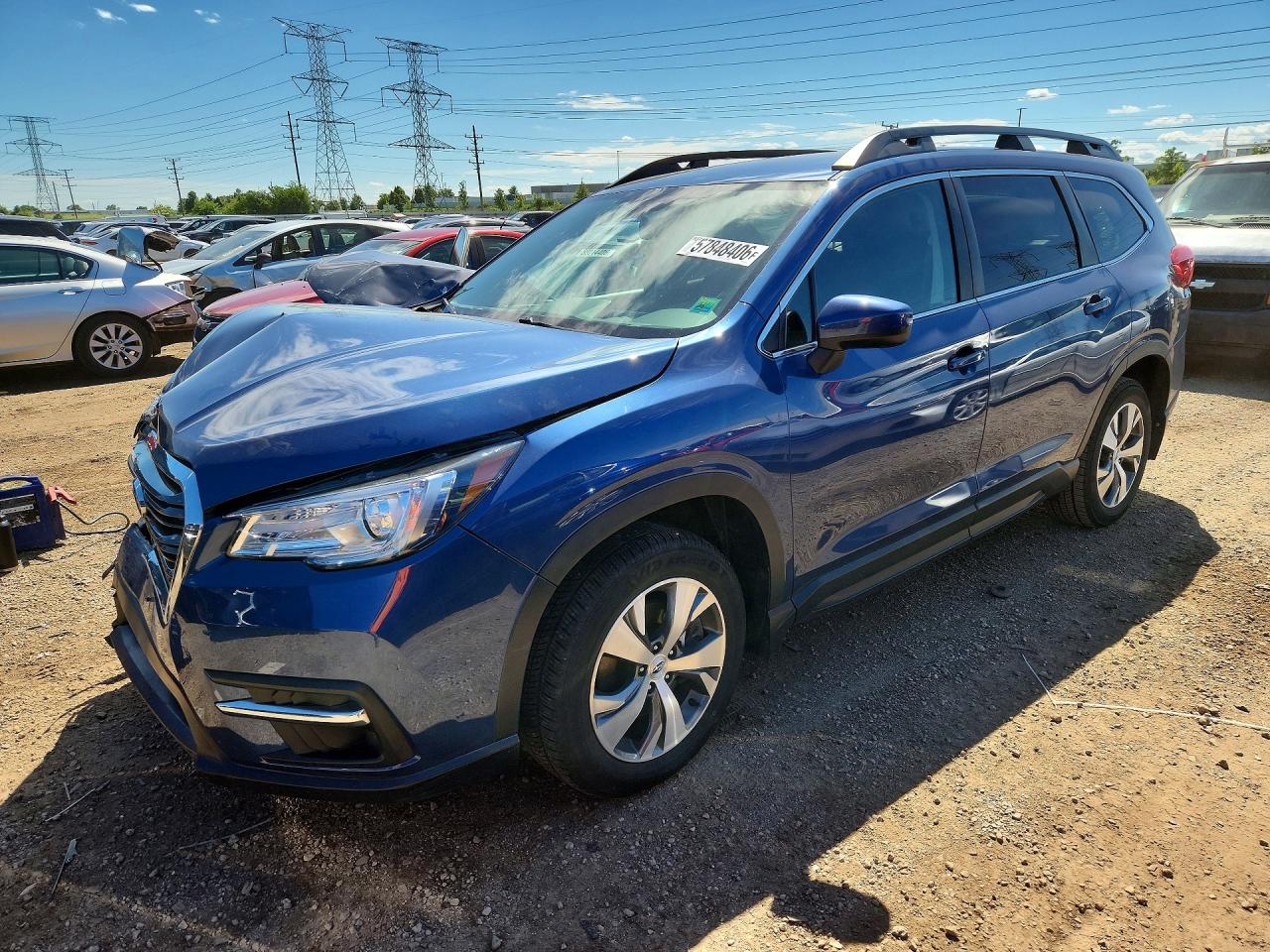 2021 Subaru Ascent Premium, VIN 4S4WMAFD5M3432100 — Front end