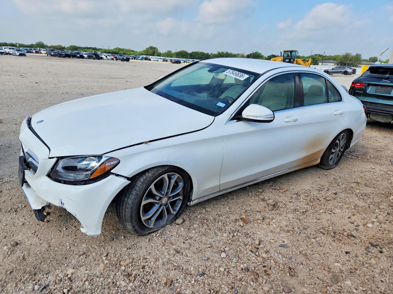 2015 Mercedes-Benz C 300, VIN 55SWF4JB4FU051767 — Front end