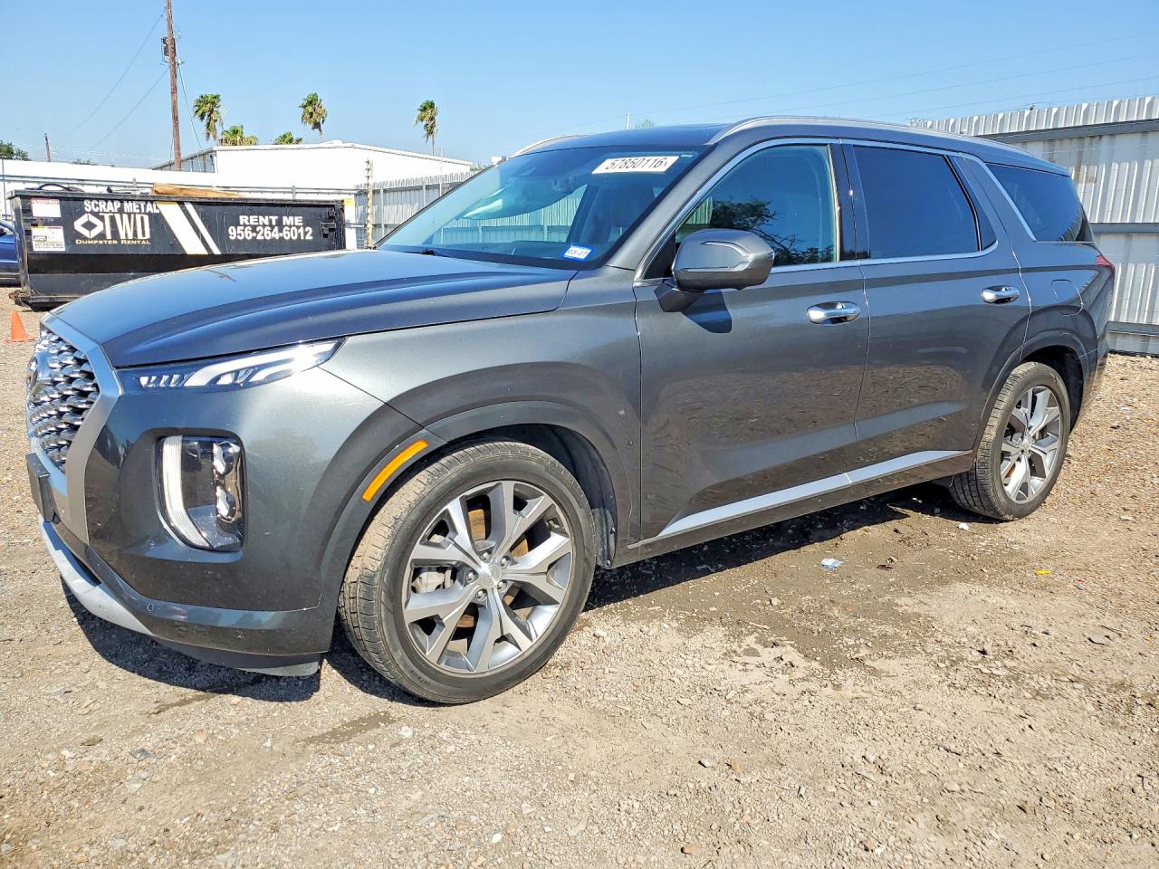2021 Hyundai Palisade Limited, VIN KM8R54HE5MU241014 — Side