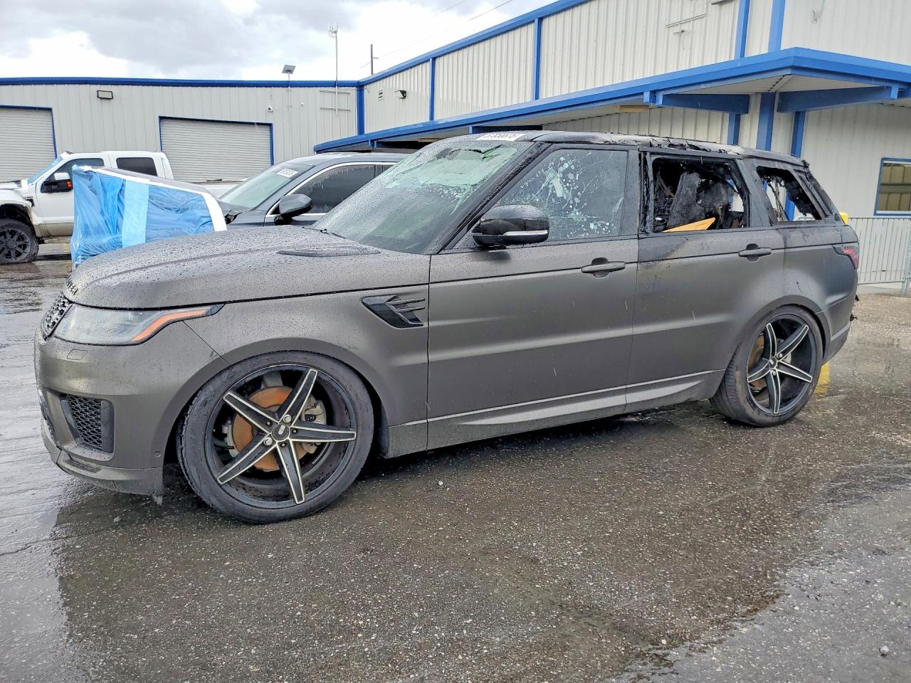 2018 Land Rover Range Rover Sport HSE, VIN SALWR2RKXJA697004 — Interior fire
