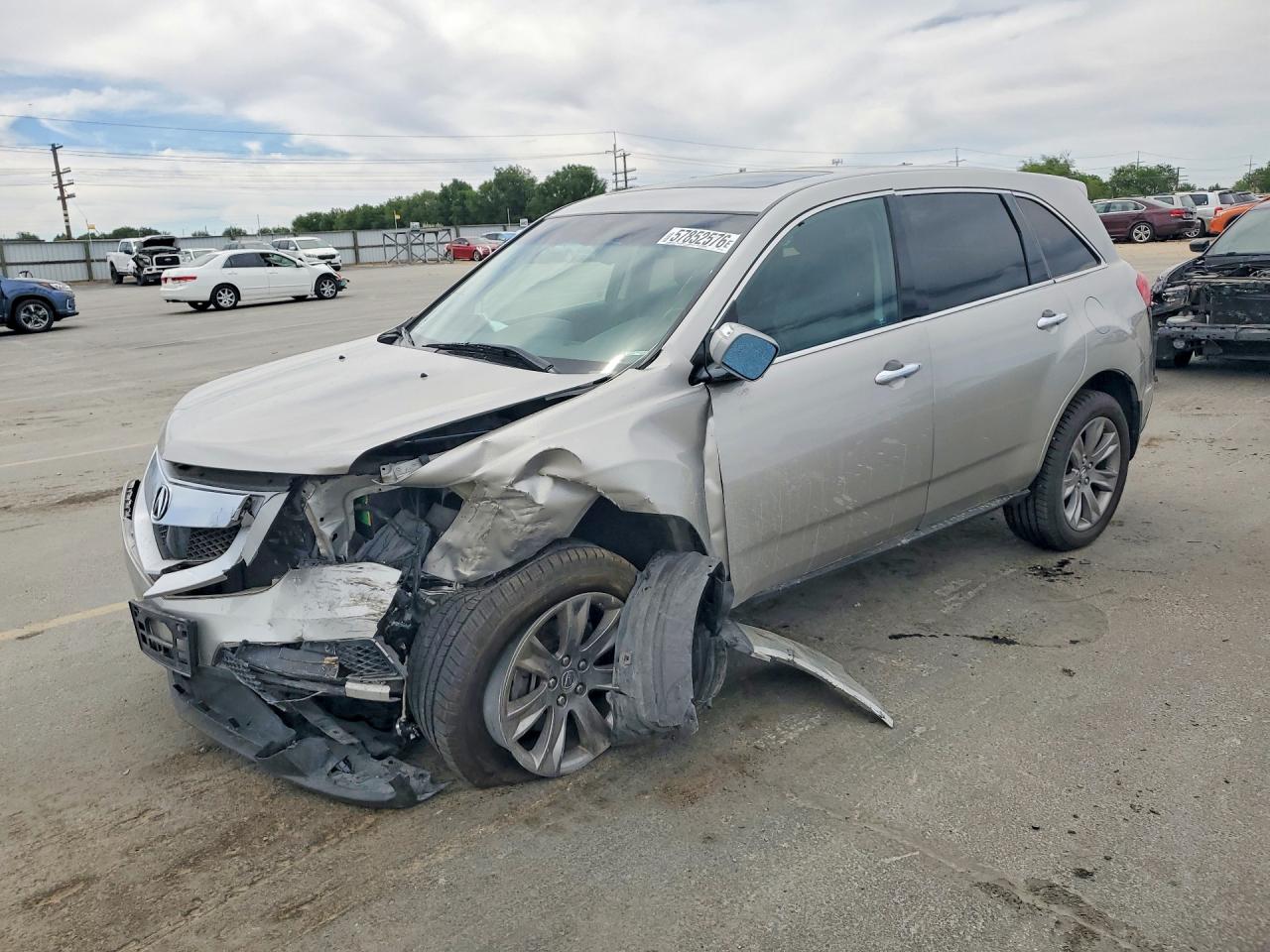 2012 Acura MDX Advance, VIN 2HNYD2H8XCH501520 — Front end