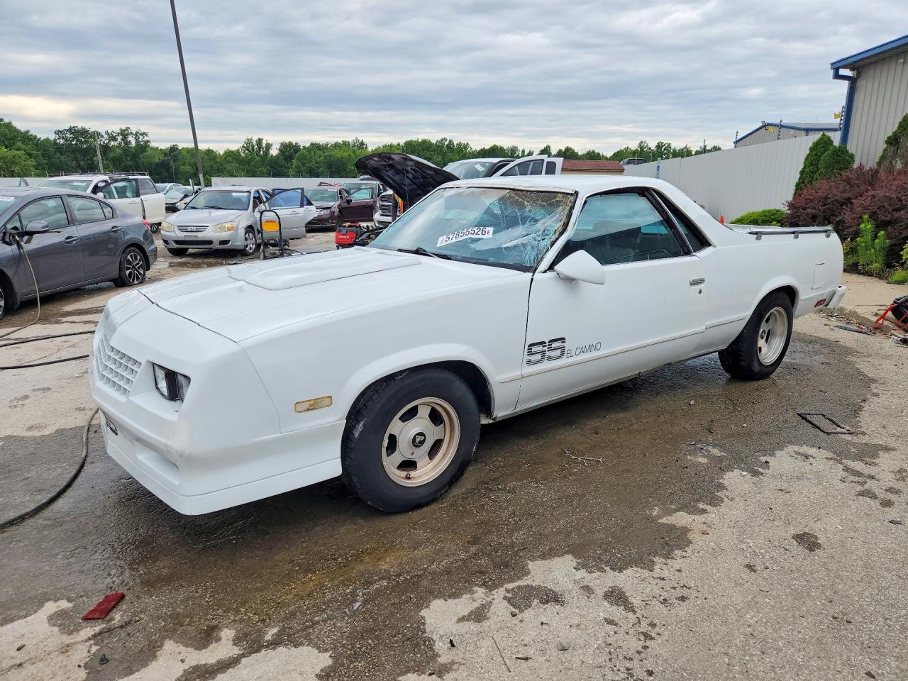 1986 Chevrolet El Camino SS, VIN 3GCCW80H6GS914031 — Roof