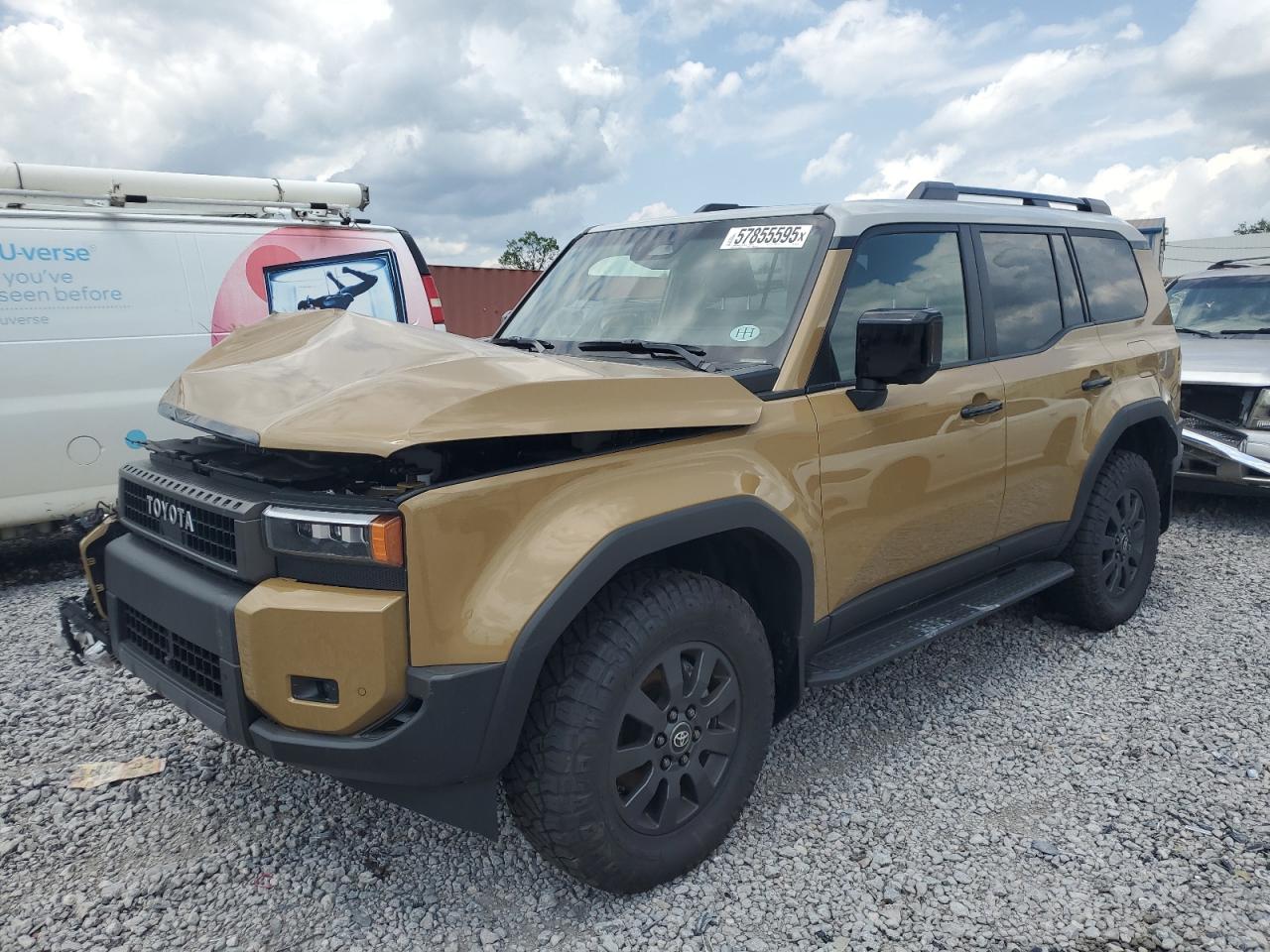 2025 Toyota Land Cruiser 1958 Edition, VIN JTEABFAJ2SK030516 — Front end
