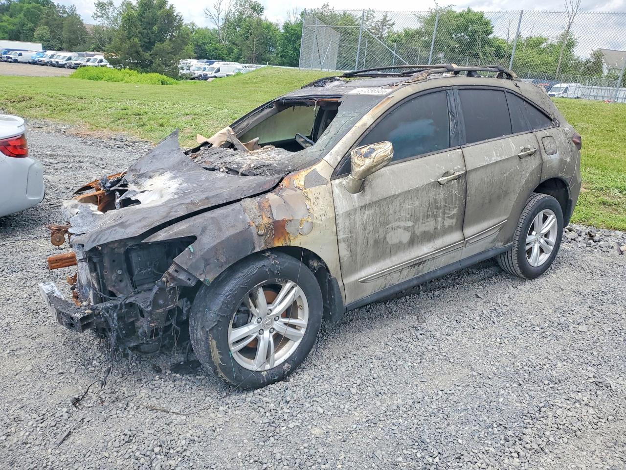 2014 Acura RDX, VIN 5J8TB4H36EL022475 — Burn