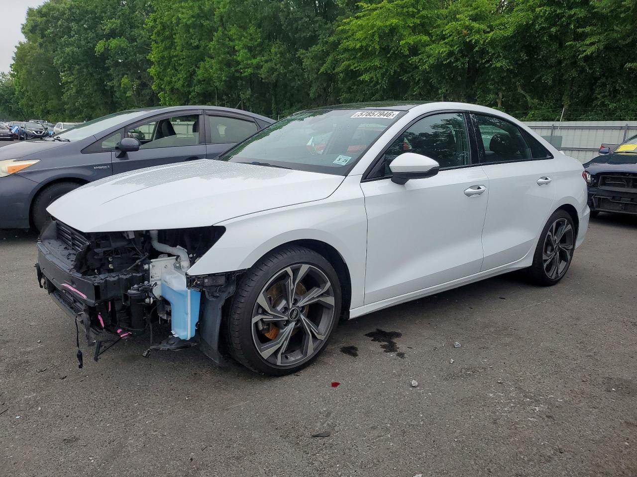 2023 Audi A3 Premium, VIN WAUGUDGY0PA075417 — Перед
