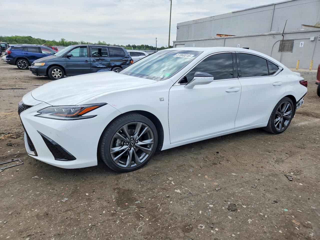 2020 Lexus ES 350 F Sport, VIN 58AGZ1B17LU069494 — Rear end