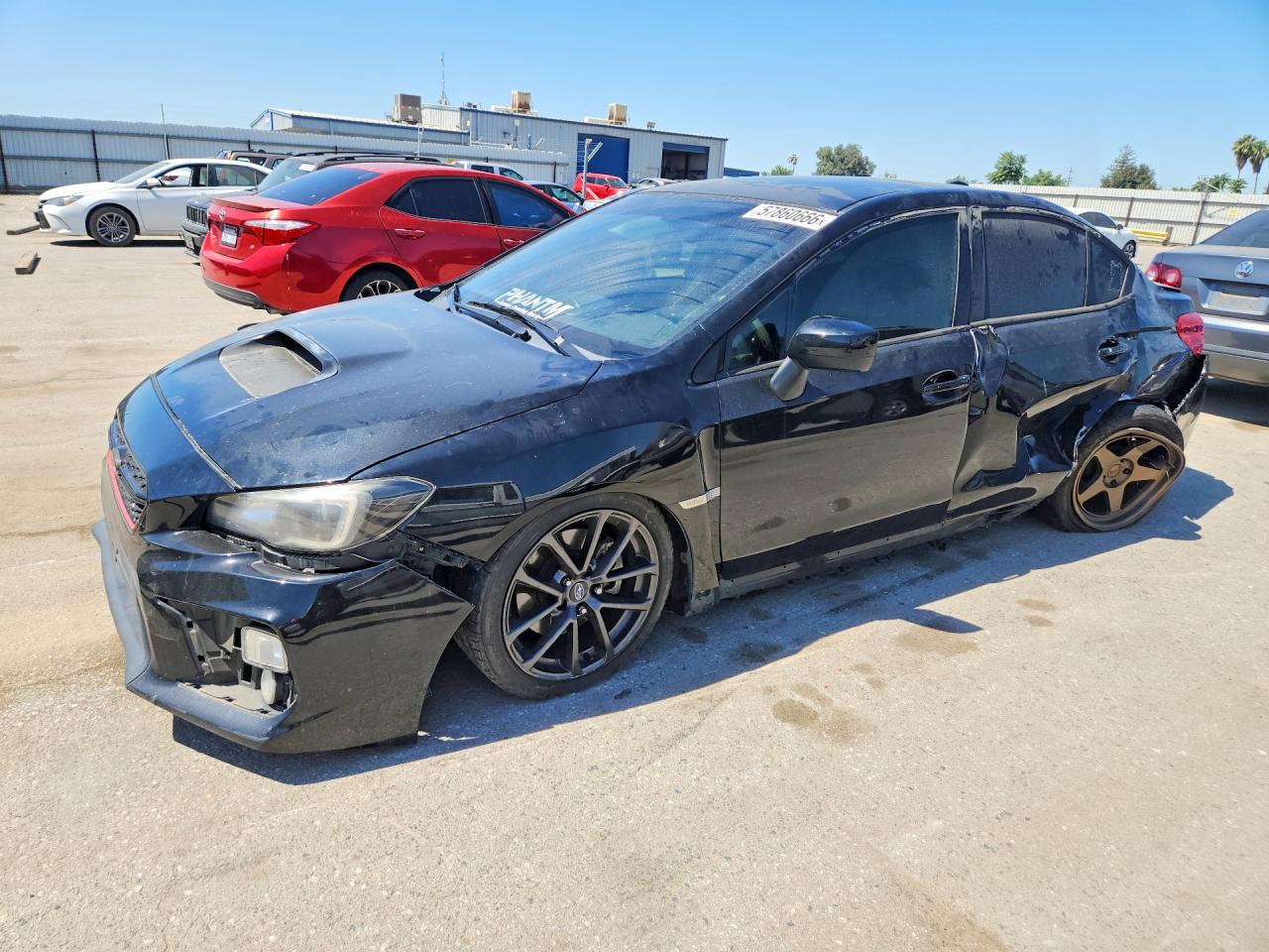 2019 Subaru WRX Premium, VIN JF1VA1C6XK9821975 — Rear end