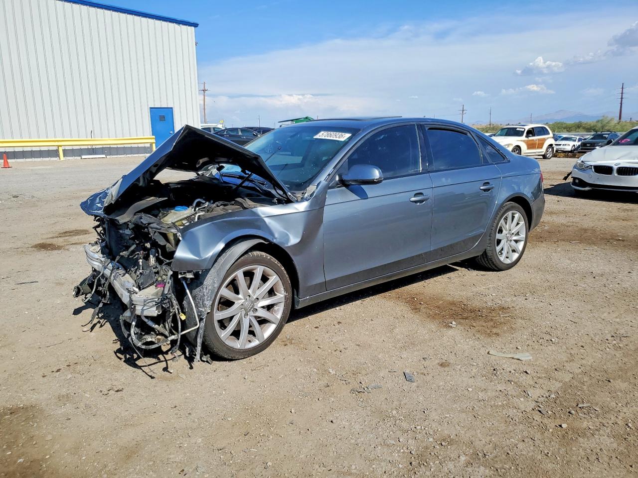 2013 Audi A4 Premium Plus, VIN WAUFFAFL3DN026842 — Front end