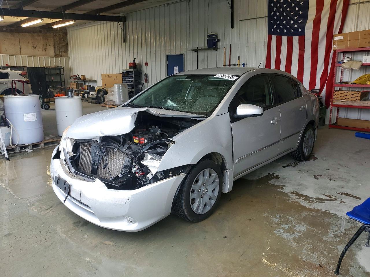 2011 Nissan Sentra S, VIN 3N1AB6APXBL621879 — Front end