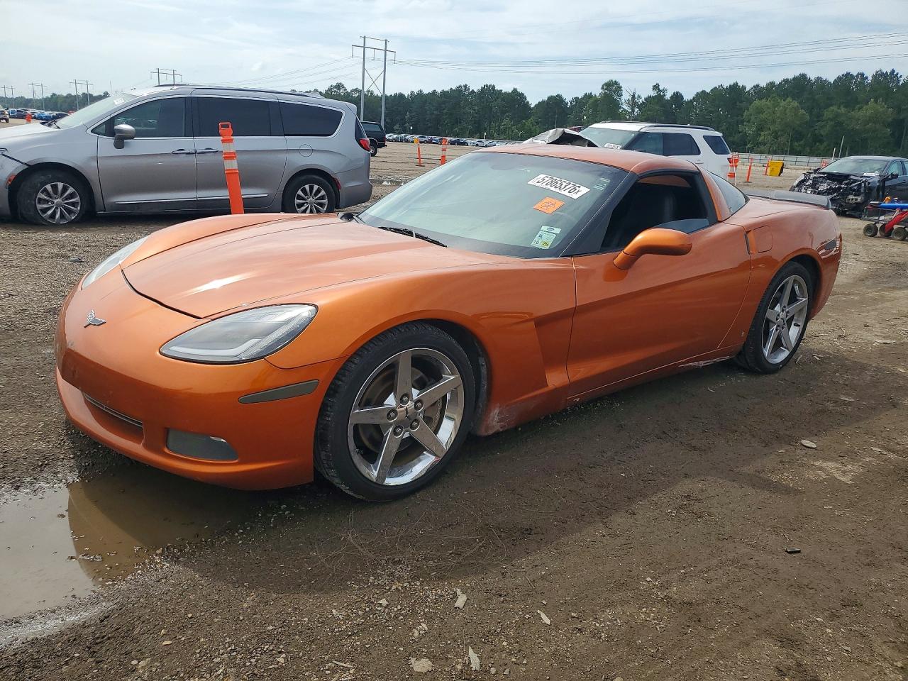 2007 Chevrolet Corvette, VIN 1G1YY25U775138028 — Water / flood