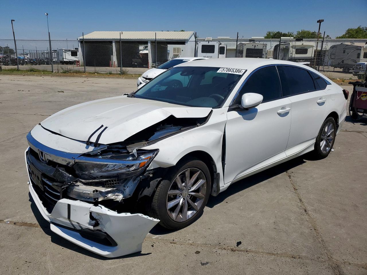 2021 Honda Accord LX, VIN 1HGCV1F1XMA020603 — Front end