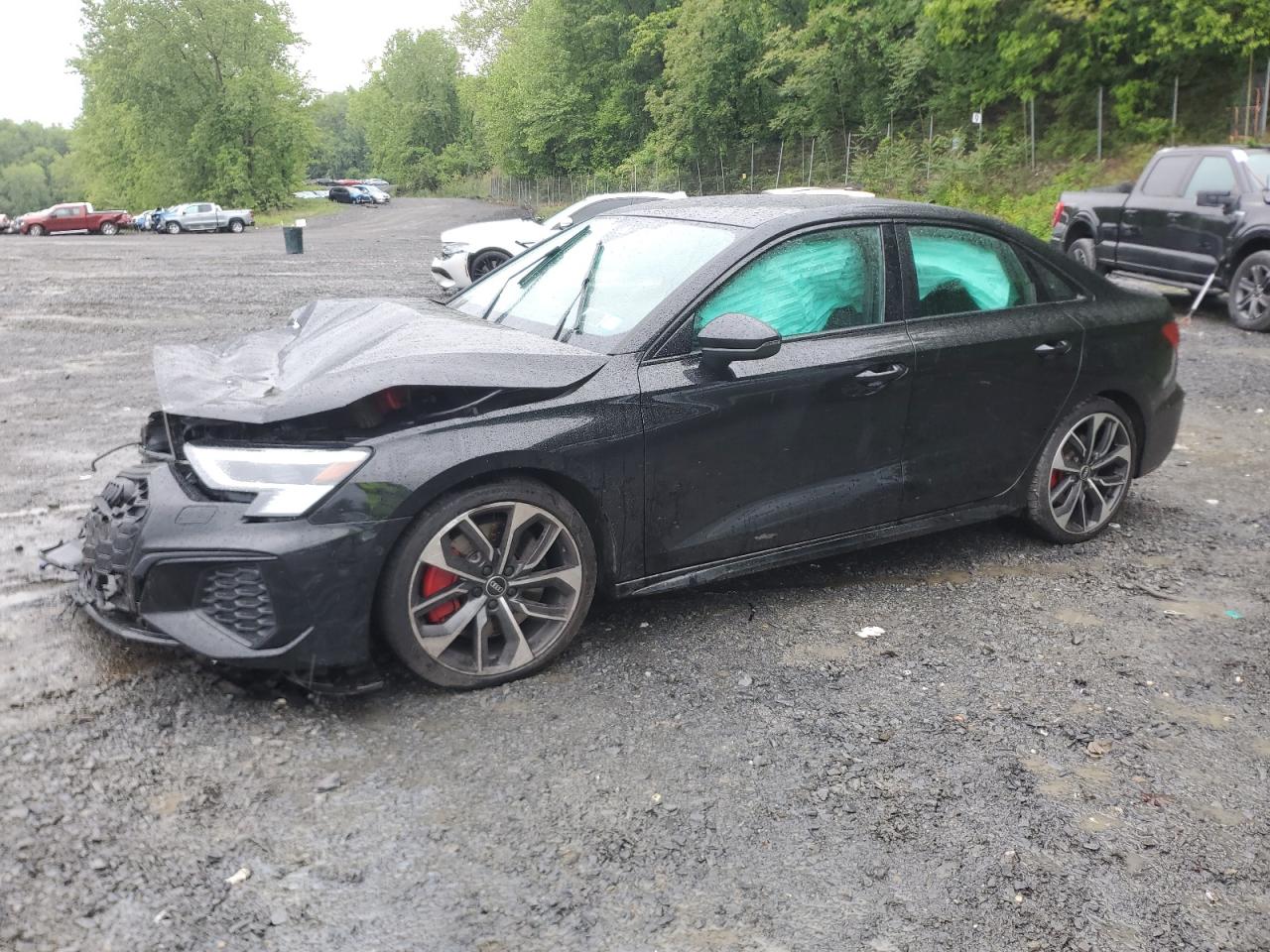 2022 Audi S3 Prestige, VIN WAUJ3DGYXNA004442 — Front end