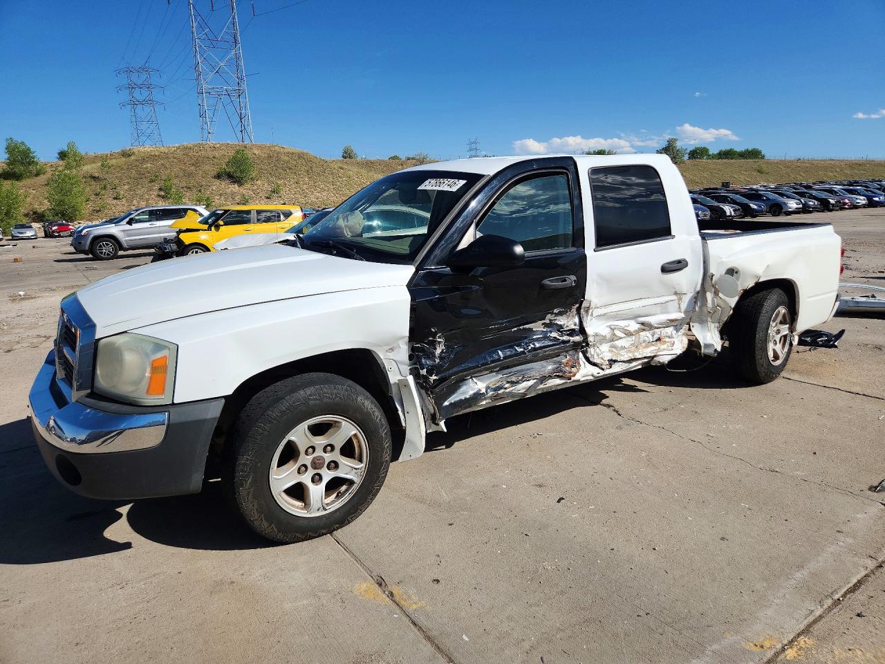2005 Dodge Dakota SLT, VIN 1D7HE48N55S329502 — Бок