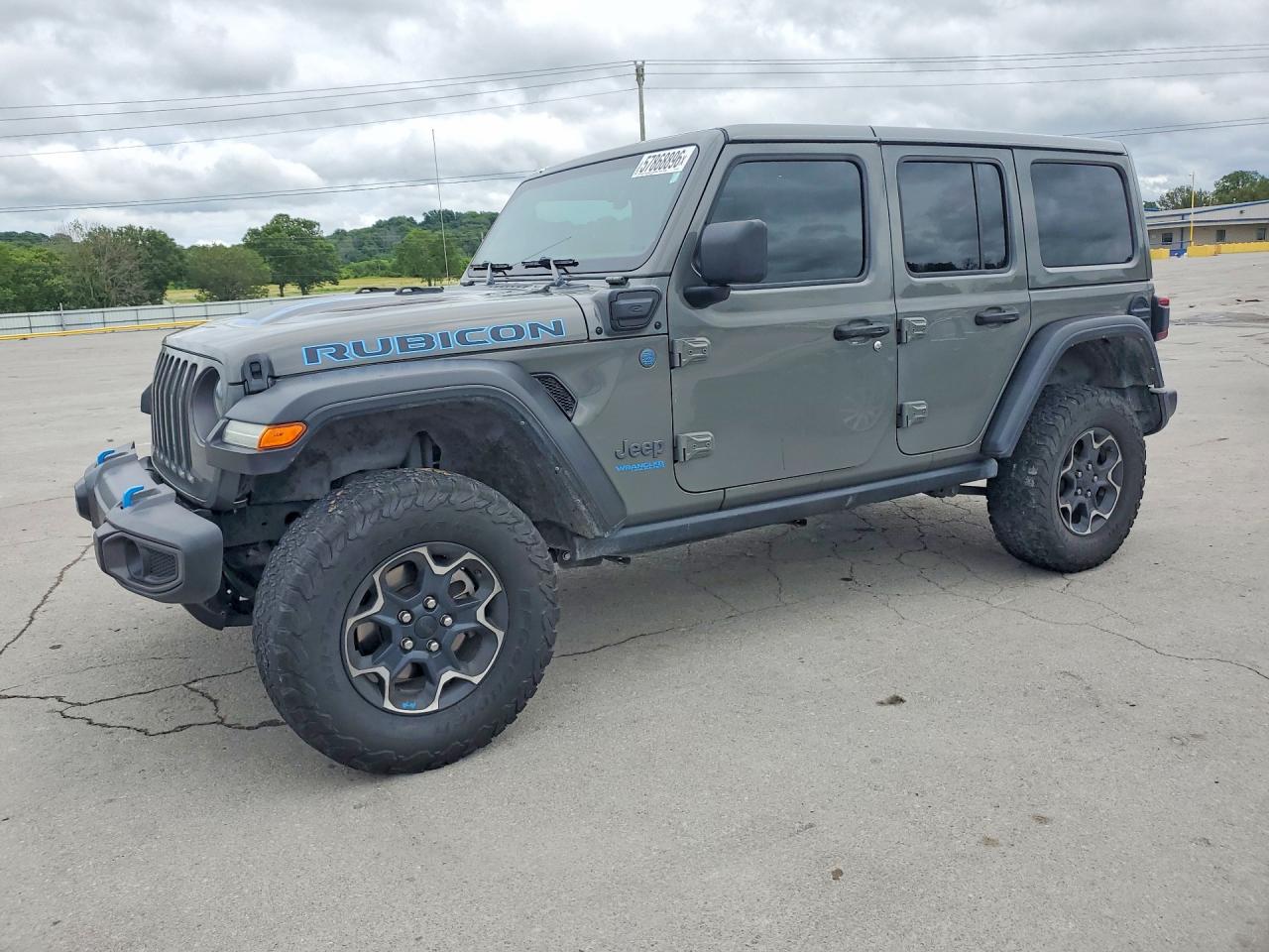 2022 Jeep Wrangler Unlimited Rubicon, VIN 1C4JJXR62NW218835 — Side