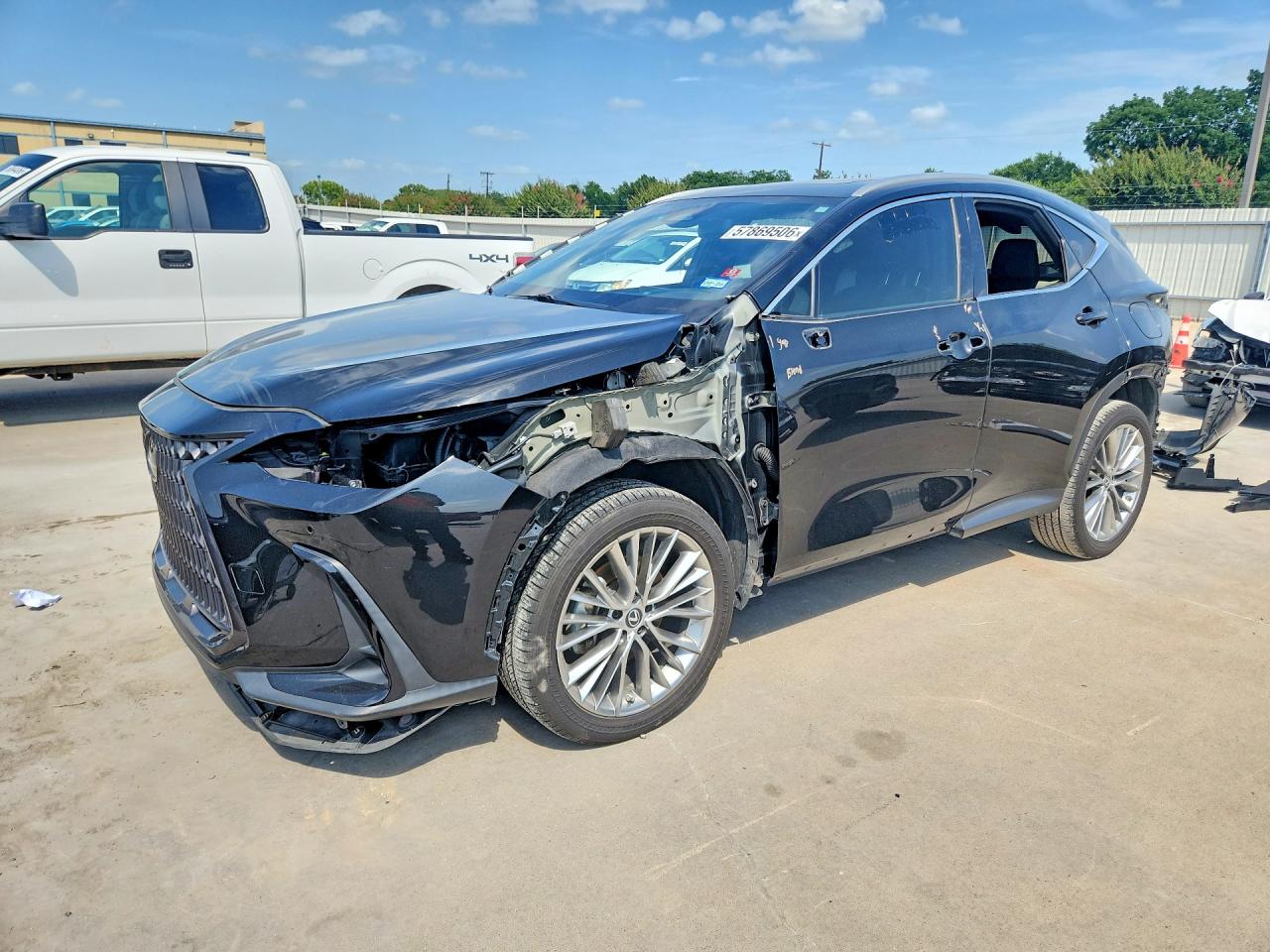 2022 Lexus NX 350 Premium, VIN 2T2GGCEZ3NC004247 — Stripped