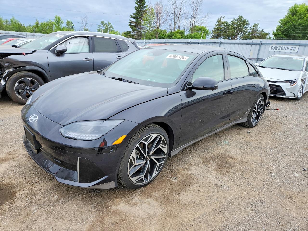 2025 Hyundai Ioniq 6 Limited, VIN KMHM54ACXSA090057 — Side