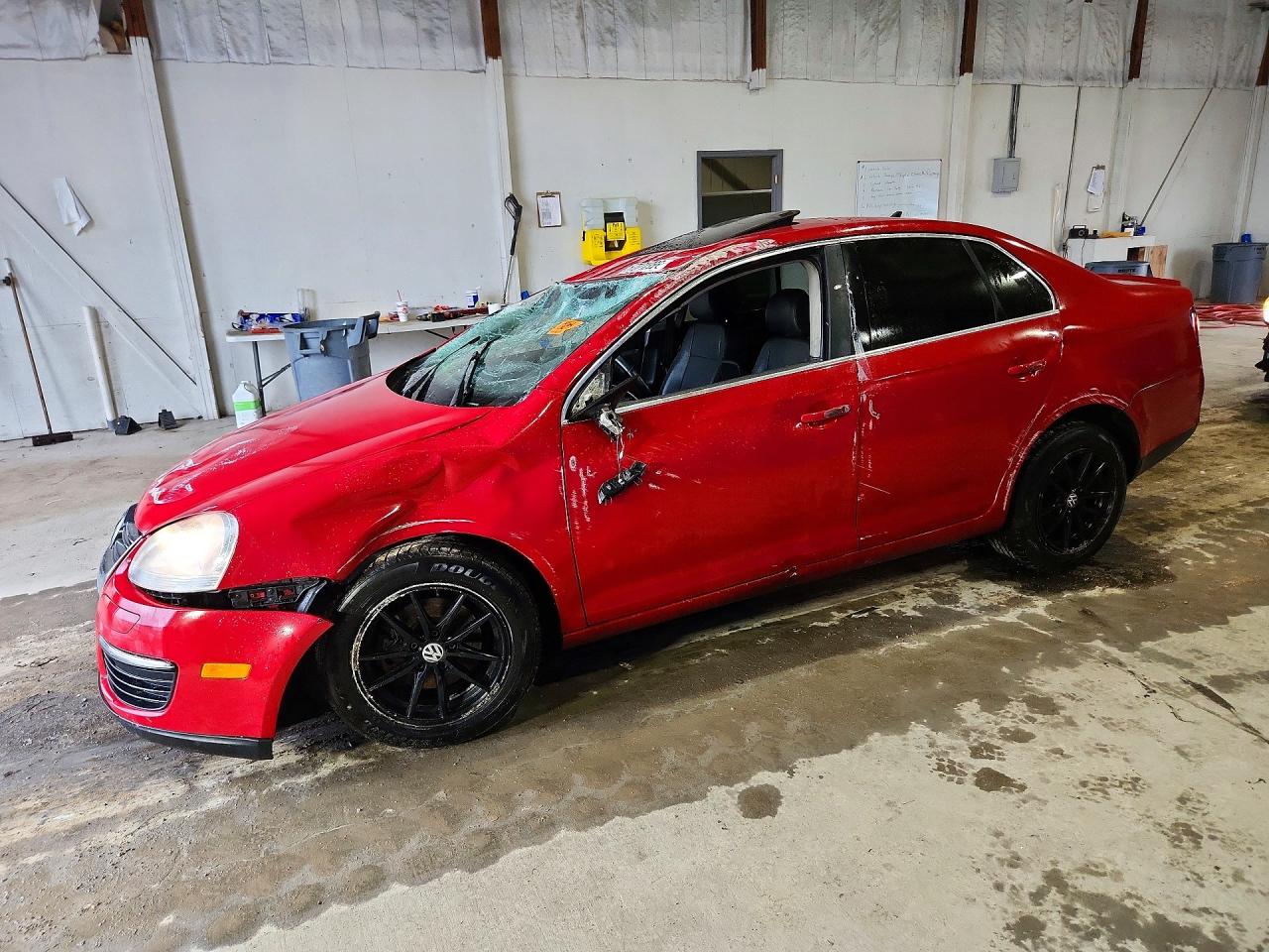 2008 Volkswagen Jetta SE, VIN 3VWRM71K38M035030 — Rollover