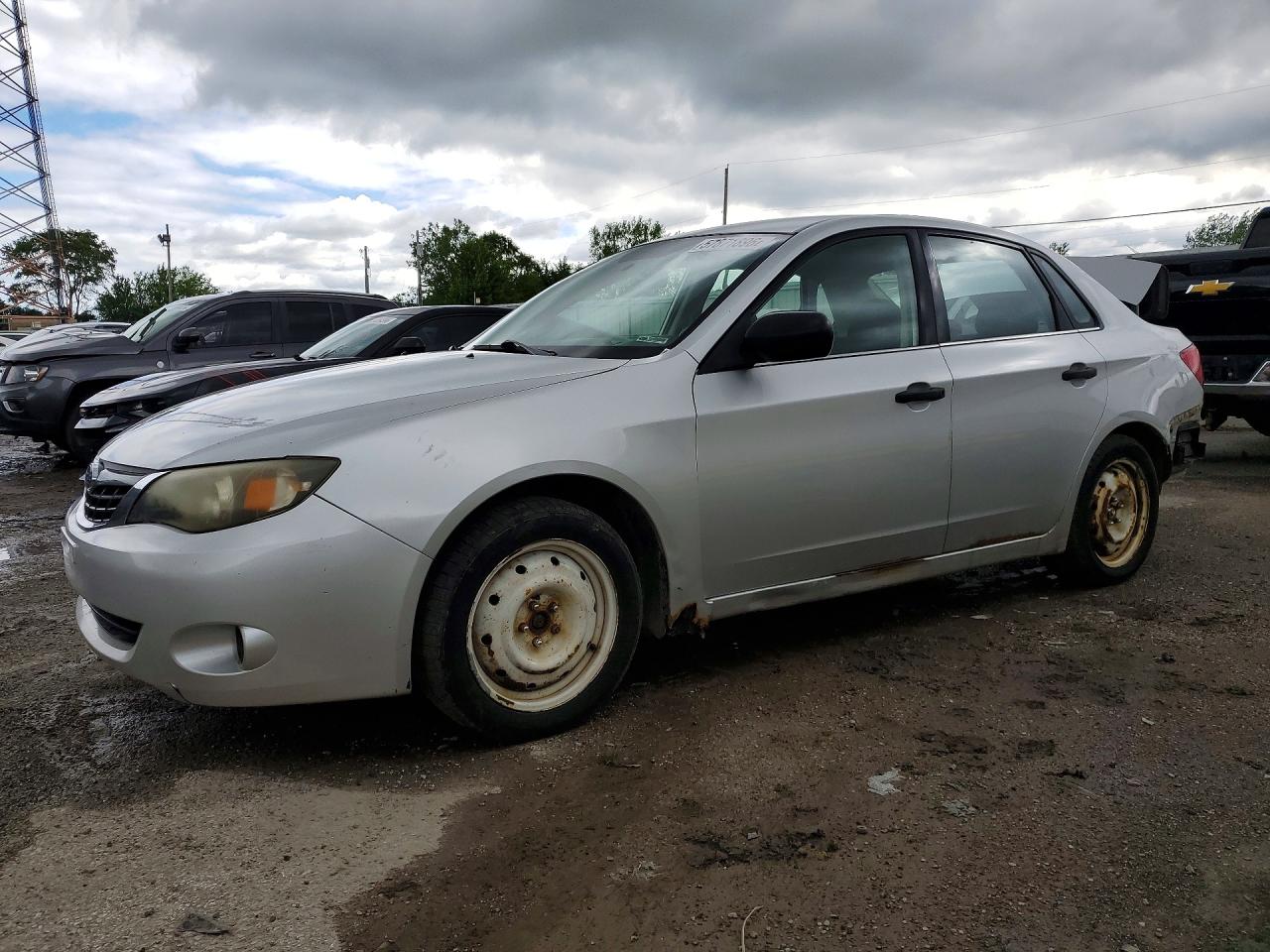 2008 Subaru Impreza i, VIN JF1GE61608G507396 — Зад