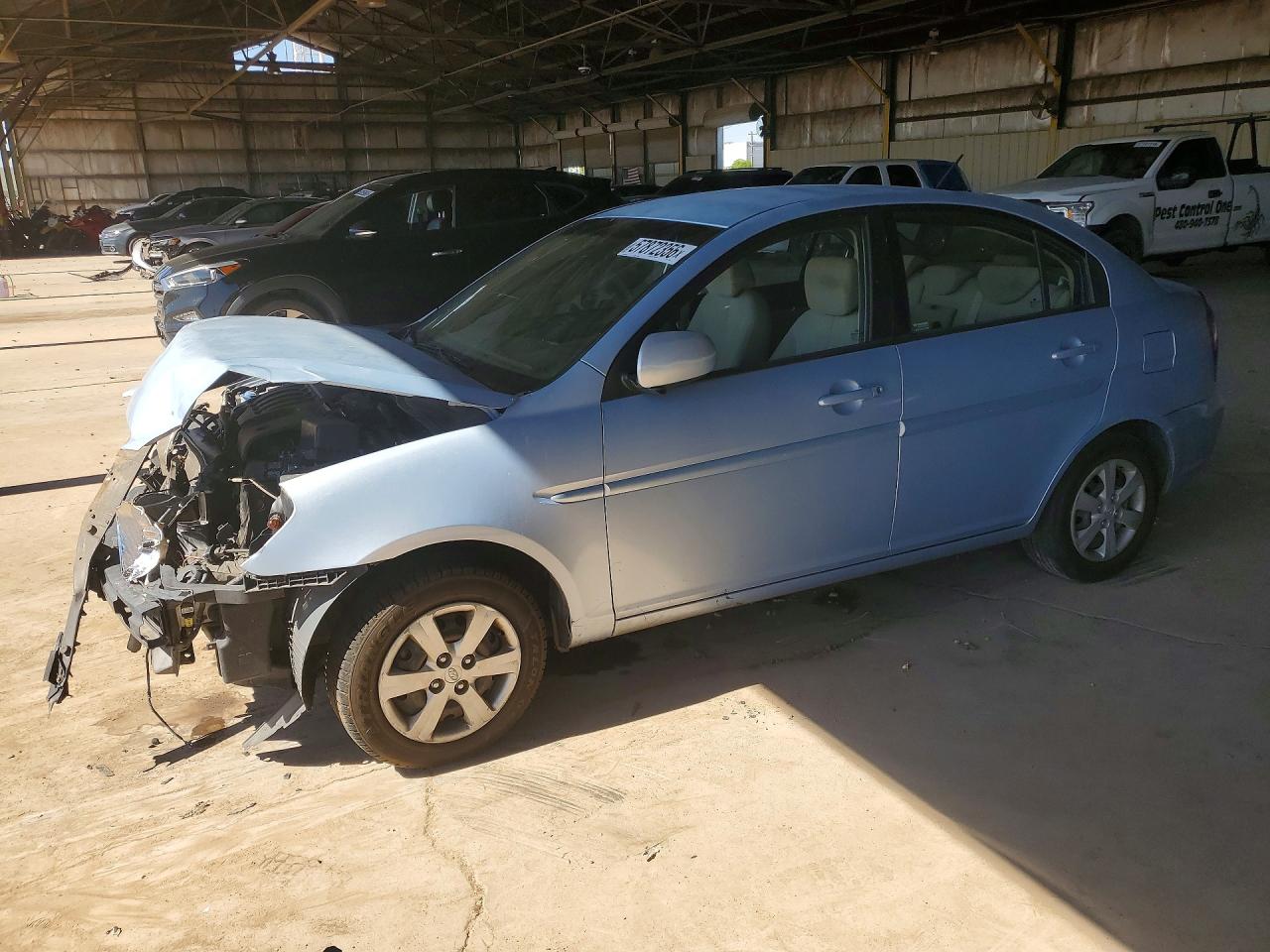 2011 Hyundai Accent GLS, VIN KMHCN4AC5BU621031 — Front end