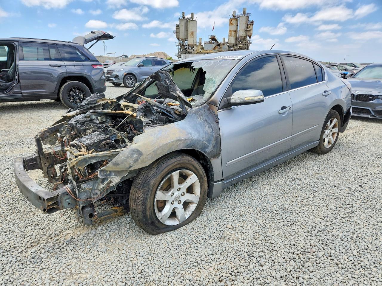 2008 Nissan Altima, VIN 1N4CL21E38C284542 — Engine fire