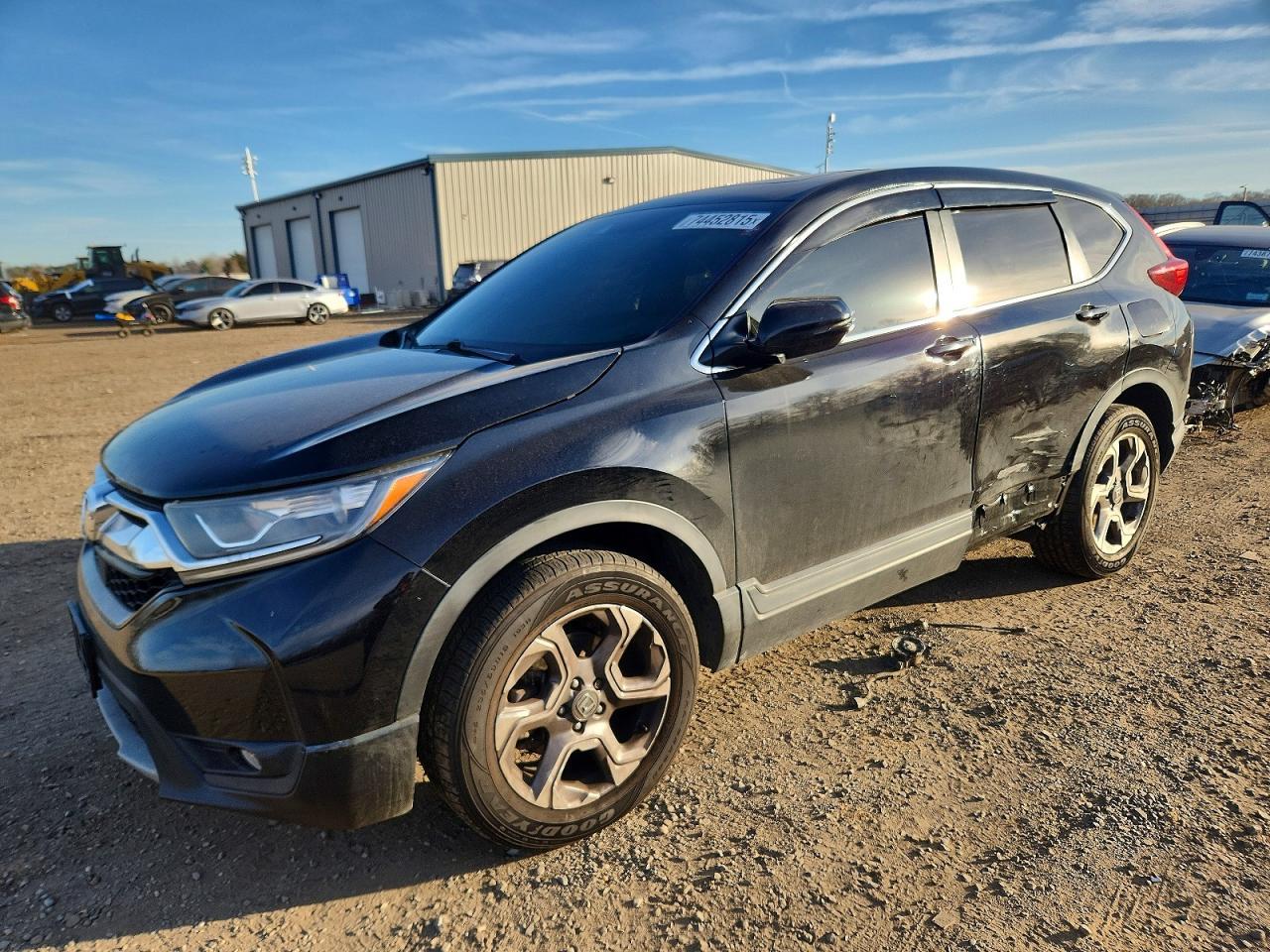 2018 Honda CR-V EX-L, VIN 2HKRW2H88JH631742 — Пожар в салоне