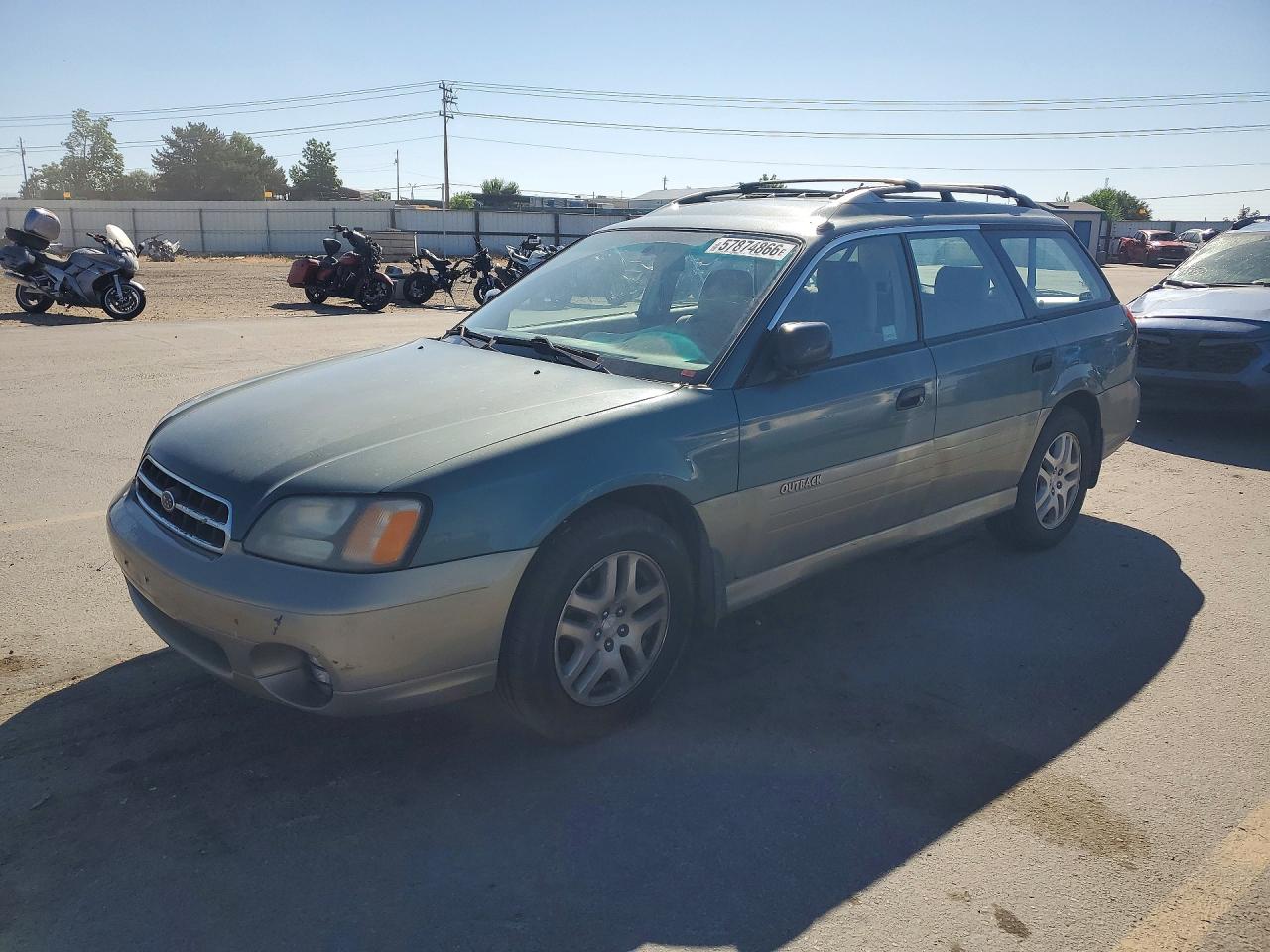 2000 Subaru Legacy Outback, VIN 4S3BH6654Y7632204 — Перед