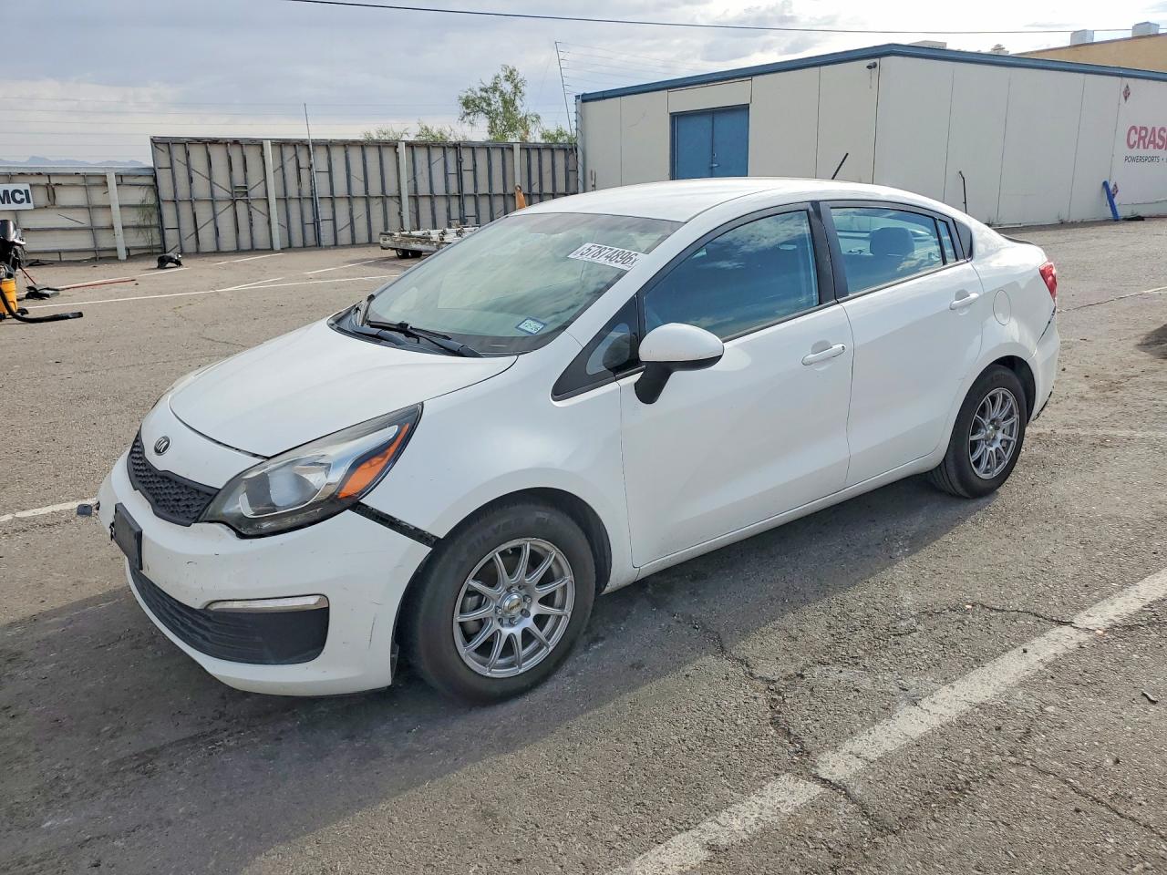 2017 Kia Rio LX, VIN KNADM4A30H6049761 — Перед