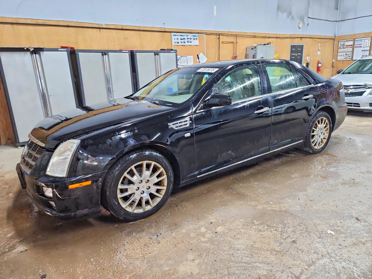 2011 Cadillac STS RWD, VIN 1G6DW6ED7B0159201 — Engine fire