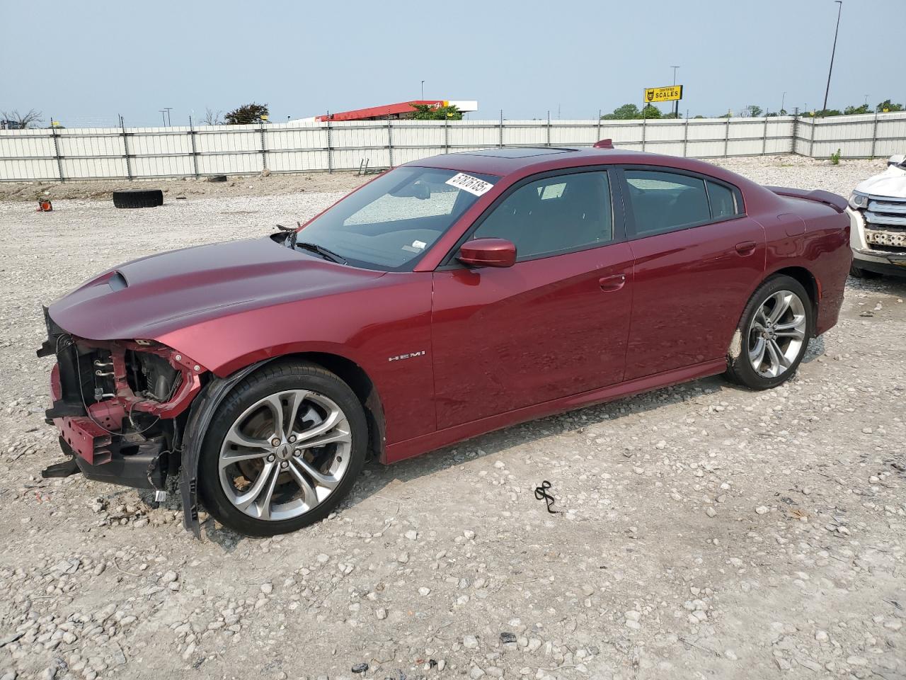 2021 Dodge Charger R/T, VIN 2C3CDXCT8MH675018 — Front end