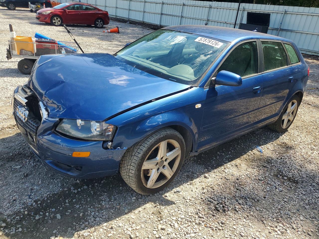 2007 Audi A3, VIN WAUHF78PX7A053348 — Перед