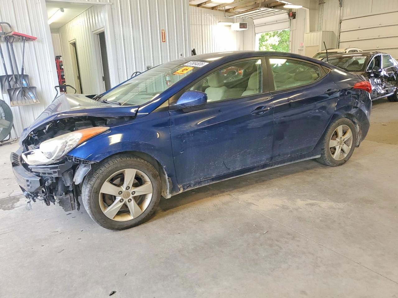 2013 Hyundai Elantra GLS, VIN KMHDH4AE9DU562159 — Front end