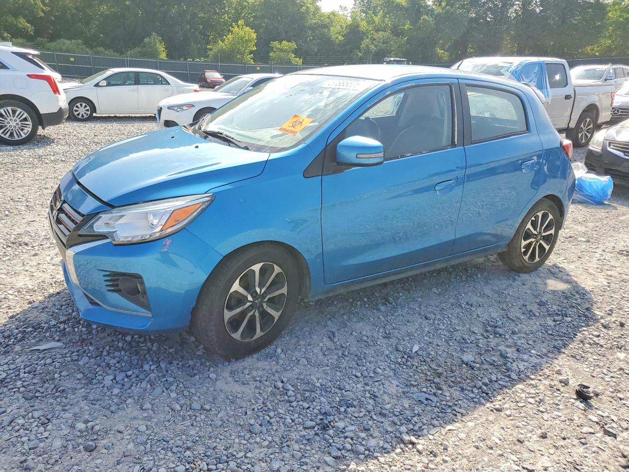 2022 Mitsubishi Mirage SE, VIN ML32AWHJ5NH006149 — Пожар в салоне