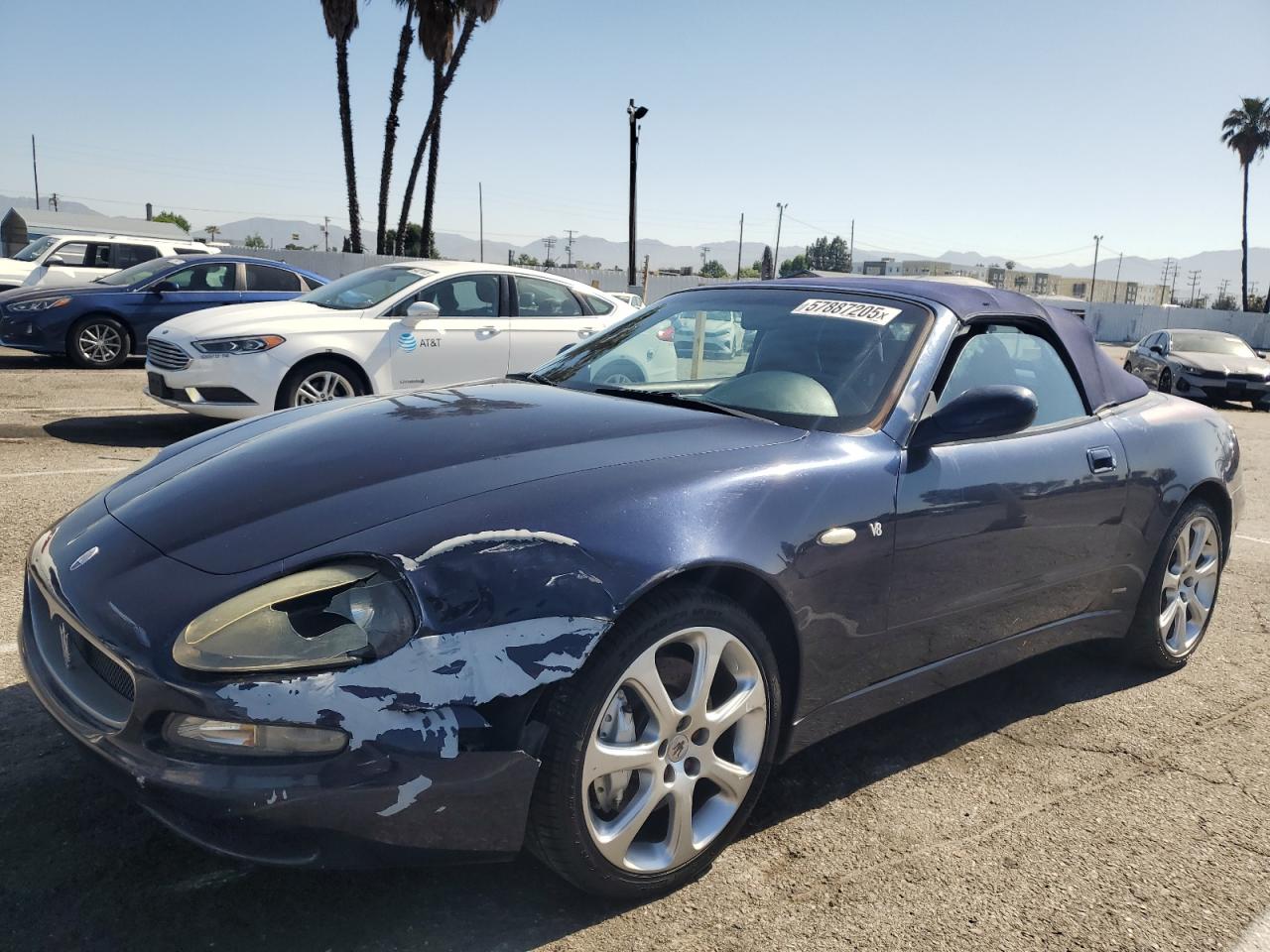 2003 Maserati Spyder, VIN ZAMBB18A330009779 — Front end