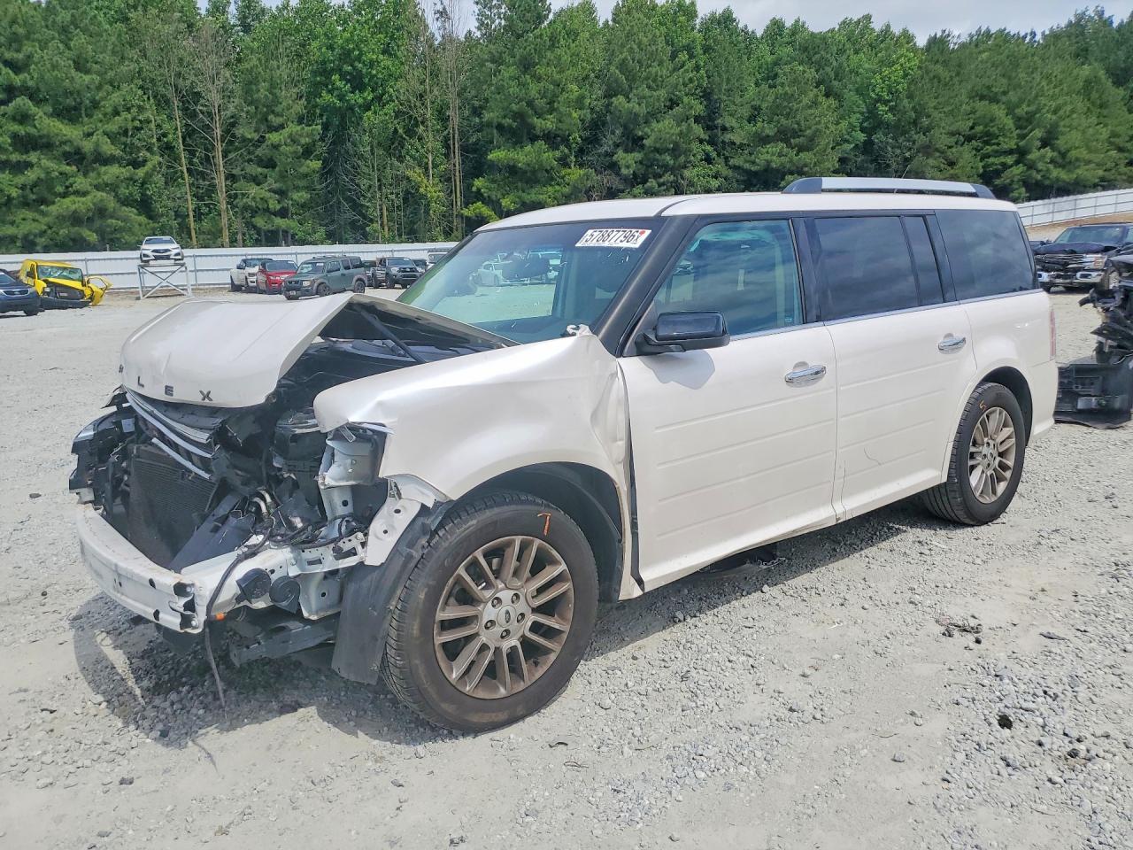 2018 Ford Flex SEL, VIN 2FMGK5C8XJBA03376 — Front end