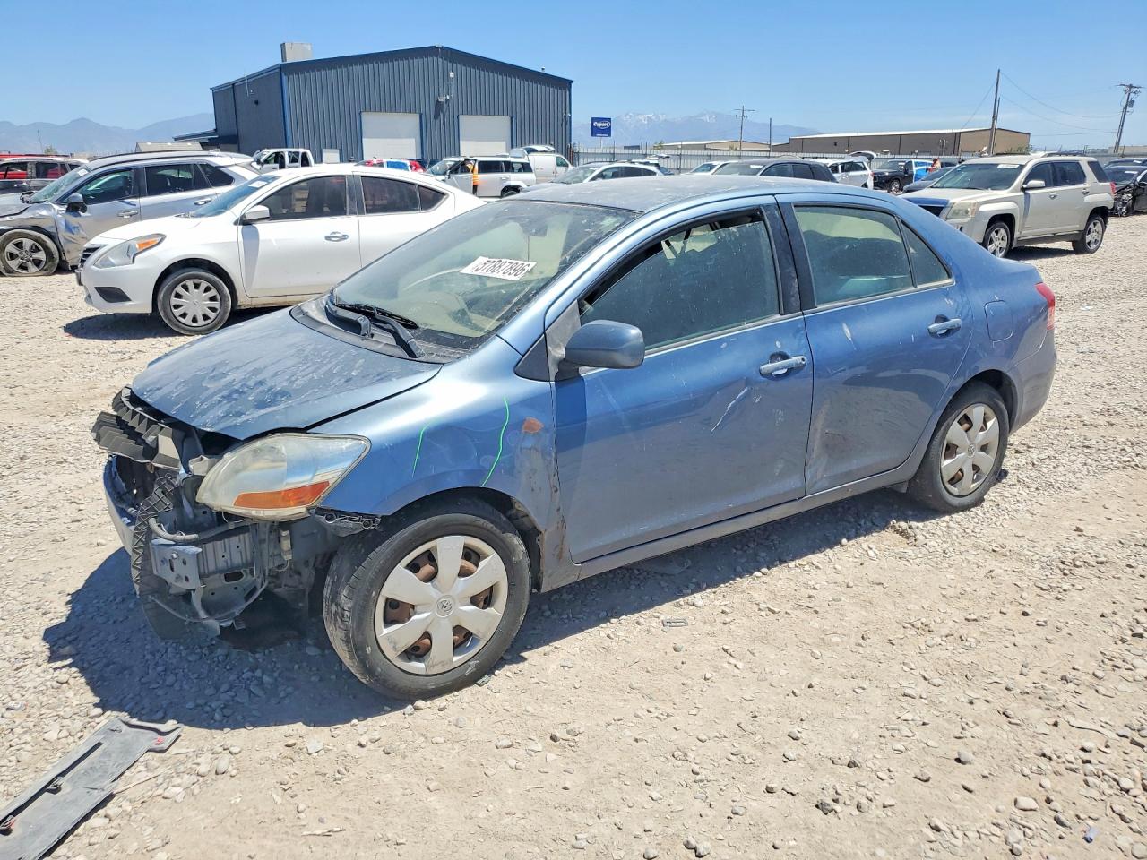 2008 Toyota Yaris, VIN JTDBT923284037132 — Burn
