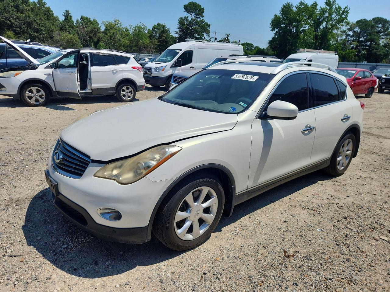 2010 Infiniti EX Journey, VIN JN1AJ0HR0AM750662 — Minor dents and scratches