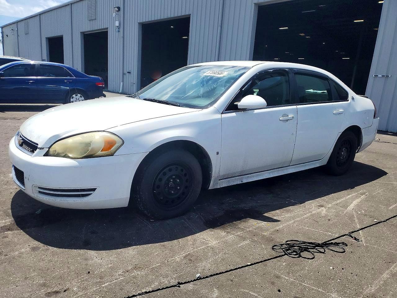 2009 Chevrolet Impala Police Police, VIN 2G1WS57MX91212280 — Rear end