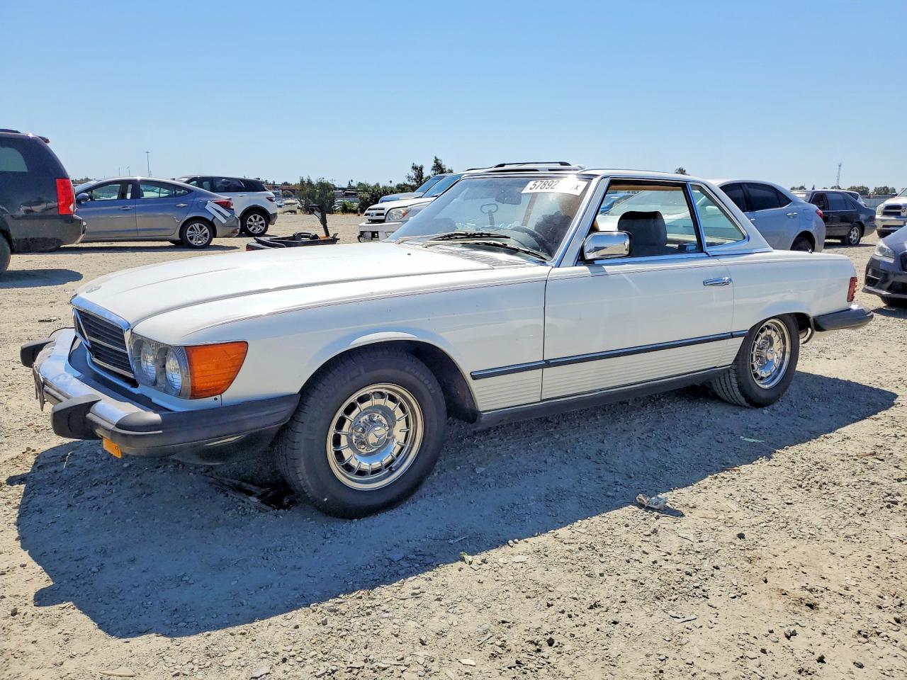 1984 Mercedes-Benz 380 SL, VIN WDBBA45A5EA004463 — Minor dents and scratches