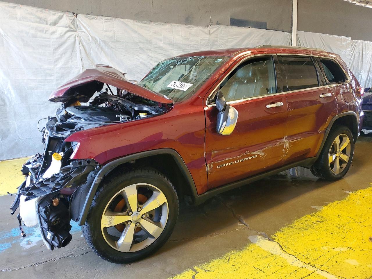 2016 Jeep Grand Cherokee Limited, VIN 1C4RJFBG8GC348588 — Front end
