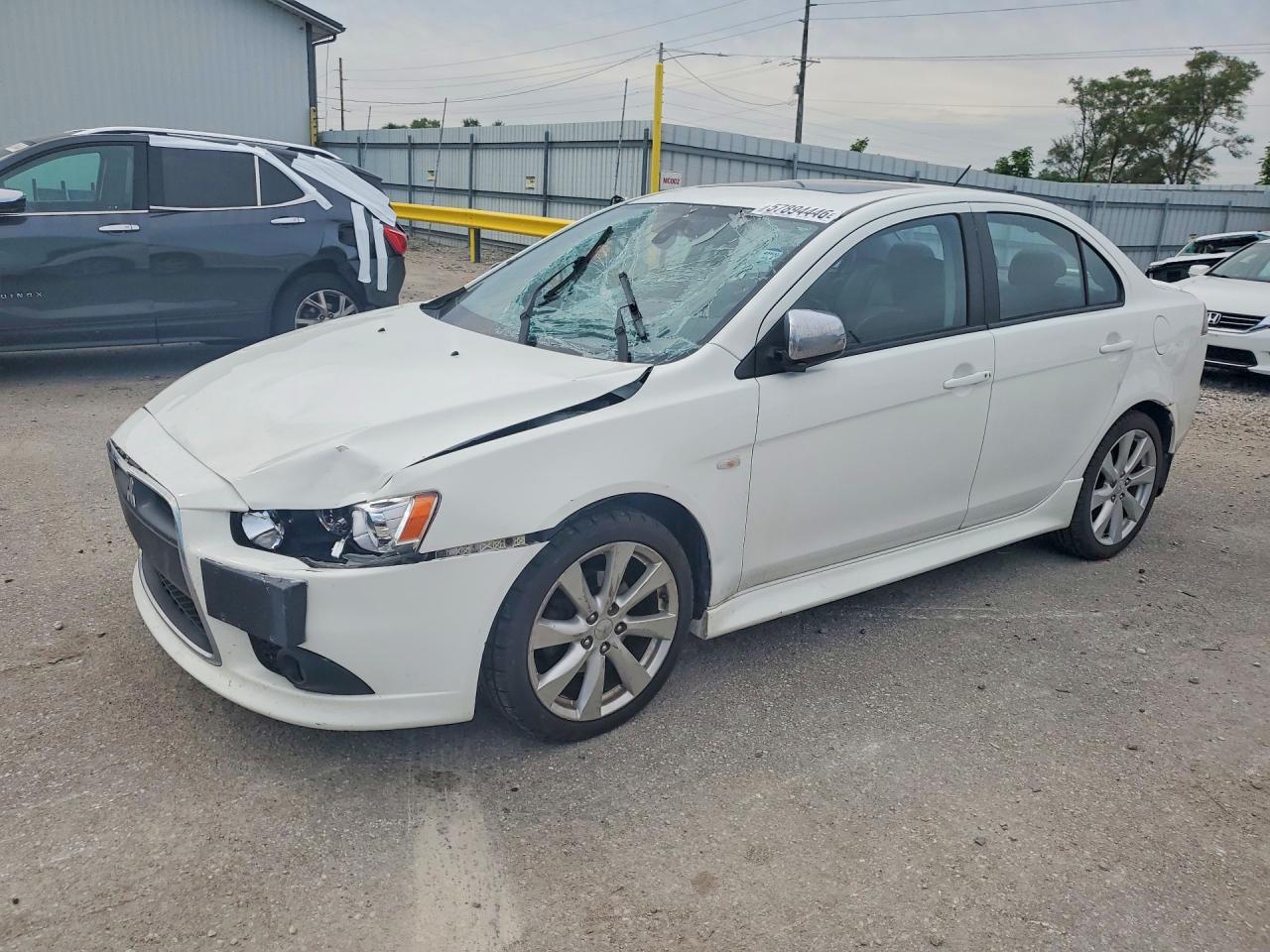 2012 Mitsubishi Lancer GT, VIN JA32U8FWXCU015303 — Front end