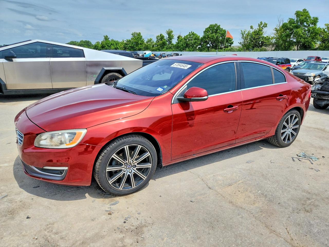 2016 Volvo S60 T5 Drive-E Premier, VIN LYV402FK6GB100090 — Front end