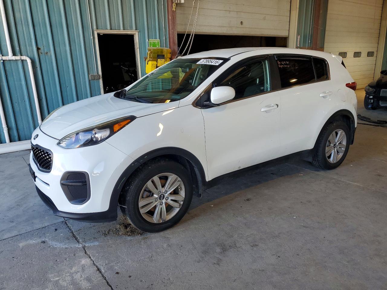 2017 Kia Sportage LX, VIN KNDPM3AC2H7287891 — Vandalism