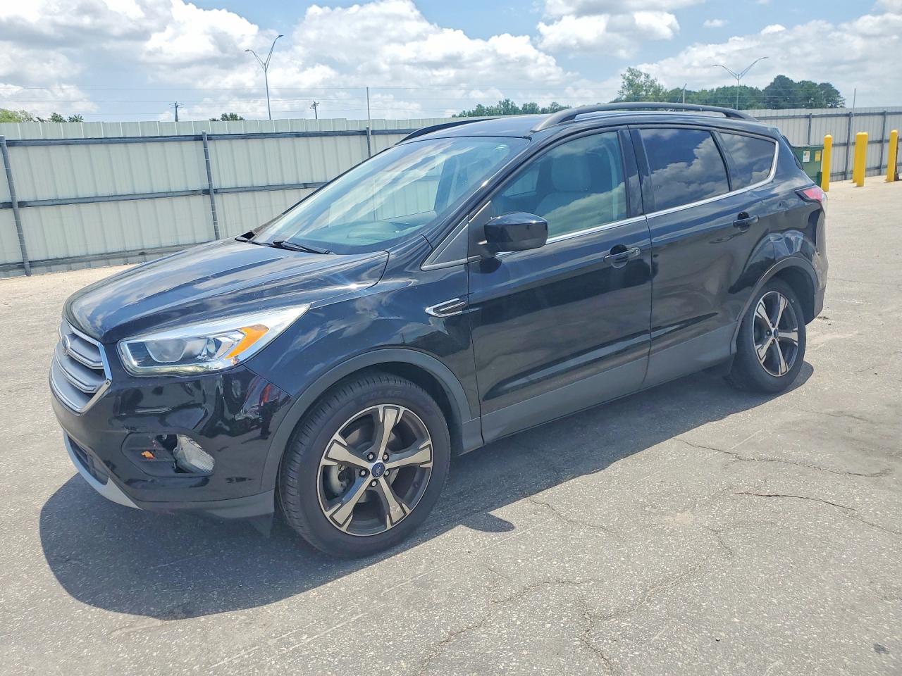 2018 Ford Escape SEL, VIN 1FMCU0HD8JUD14199 — Rear end