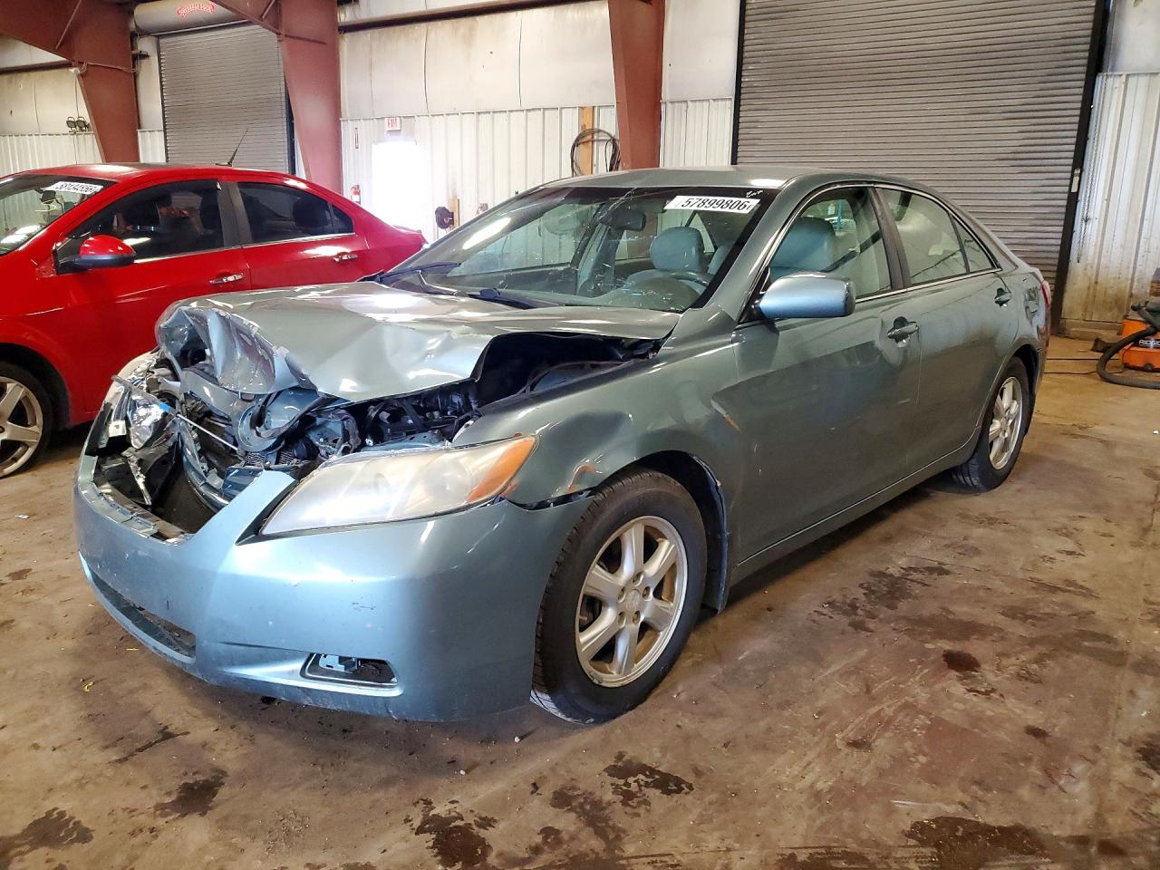 2007 Toyota Camry LE, VIN 4T1BE46K97U523395 — Front end