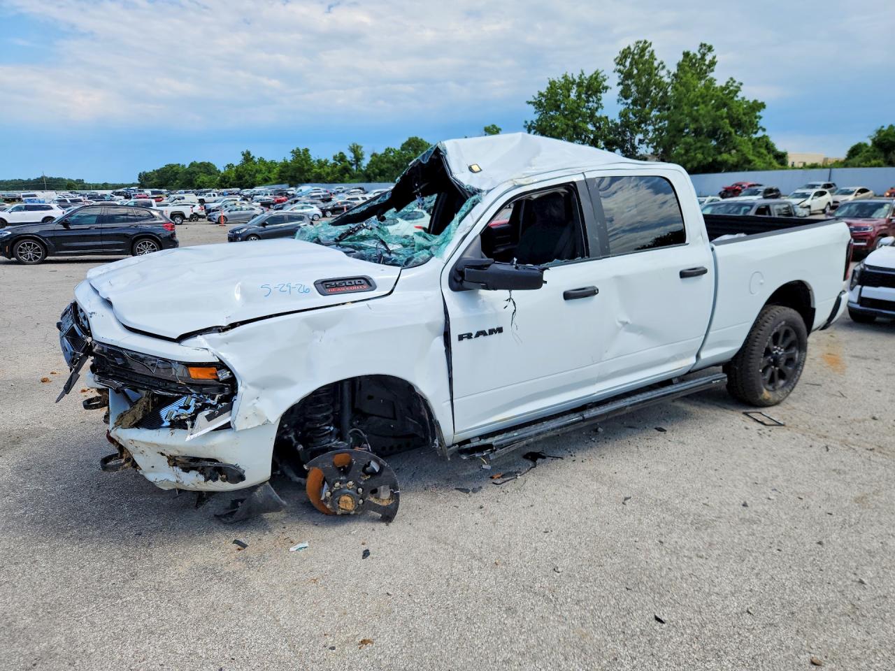 2025 Ram 2500 Big Horn, VIN 3C6UR5DJ4SG580513 — По всему кузову