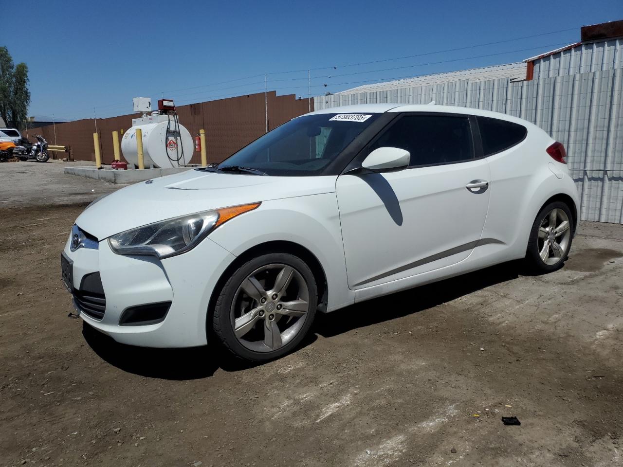 2015 Hyundai Veloster, VIN KMHTC6AD1FU224674 — Auction photo