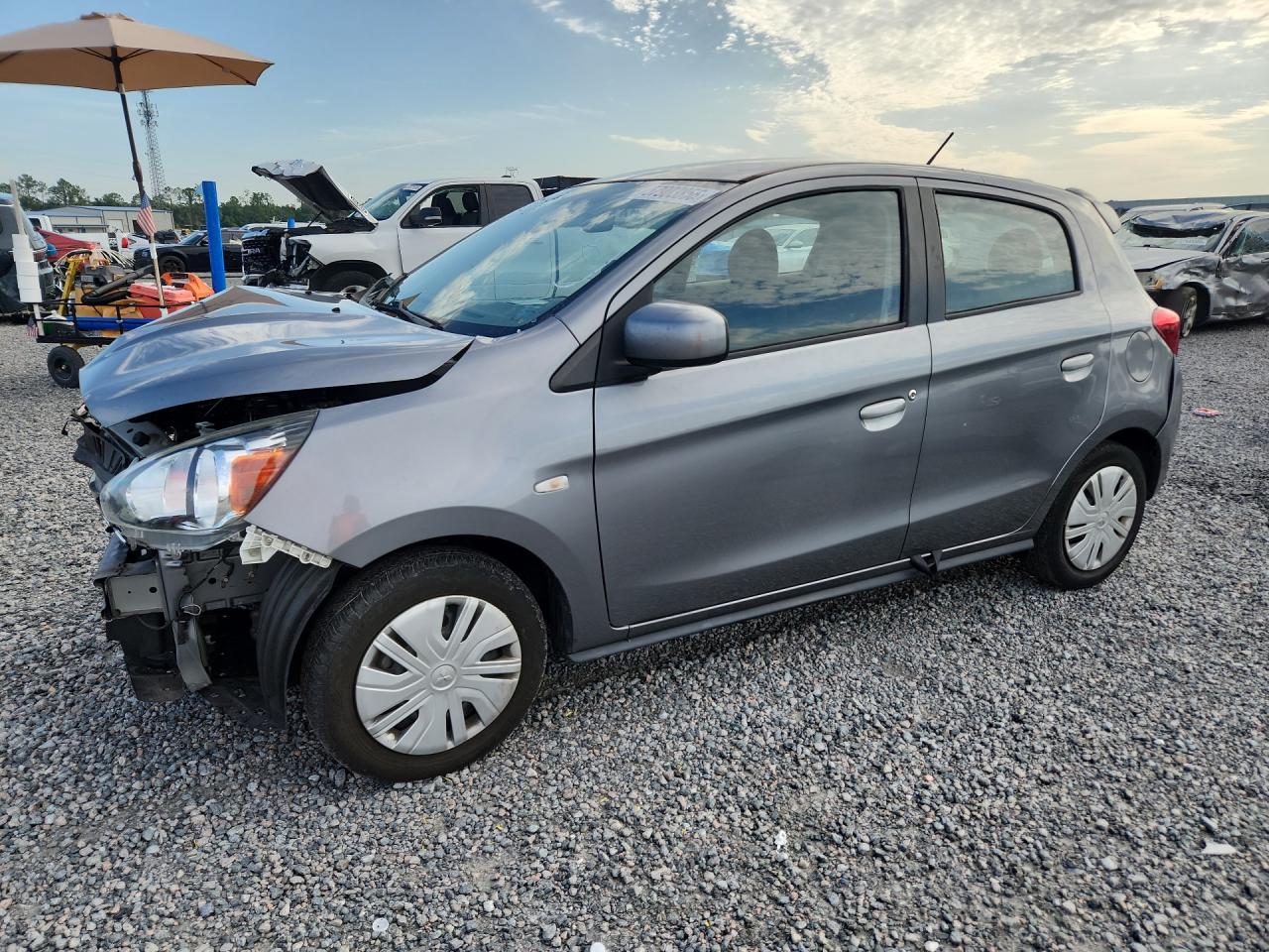 2020 Mitsubishi Mirage ES, VIN ML32A3HJ9LH010636 — Front end