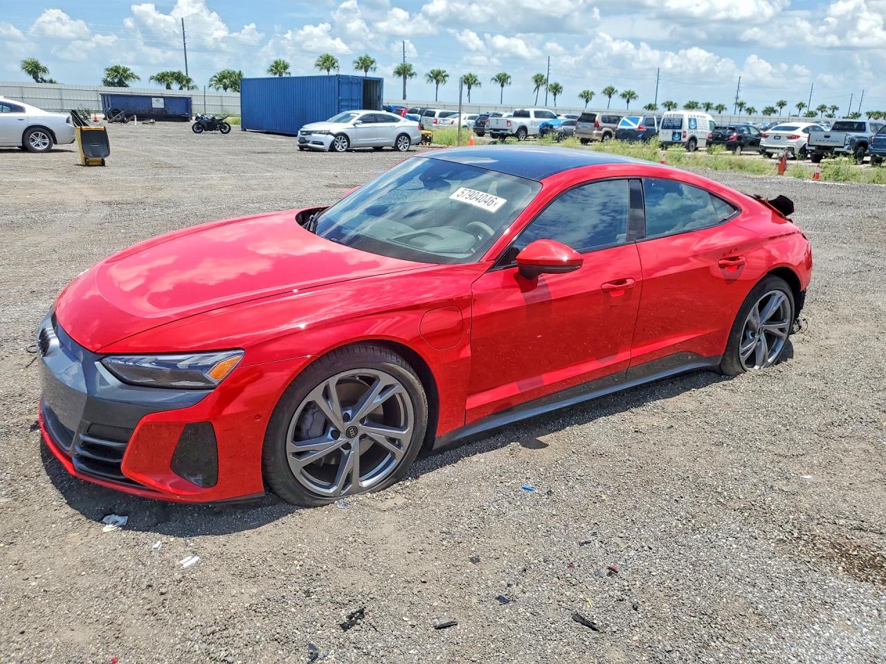 2022 Audi e-tron GT Prestige, VIN WAUDJBFW4N7004389 — Rear end