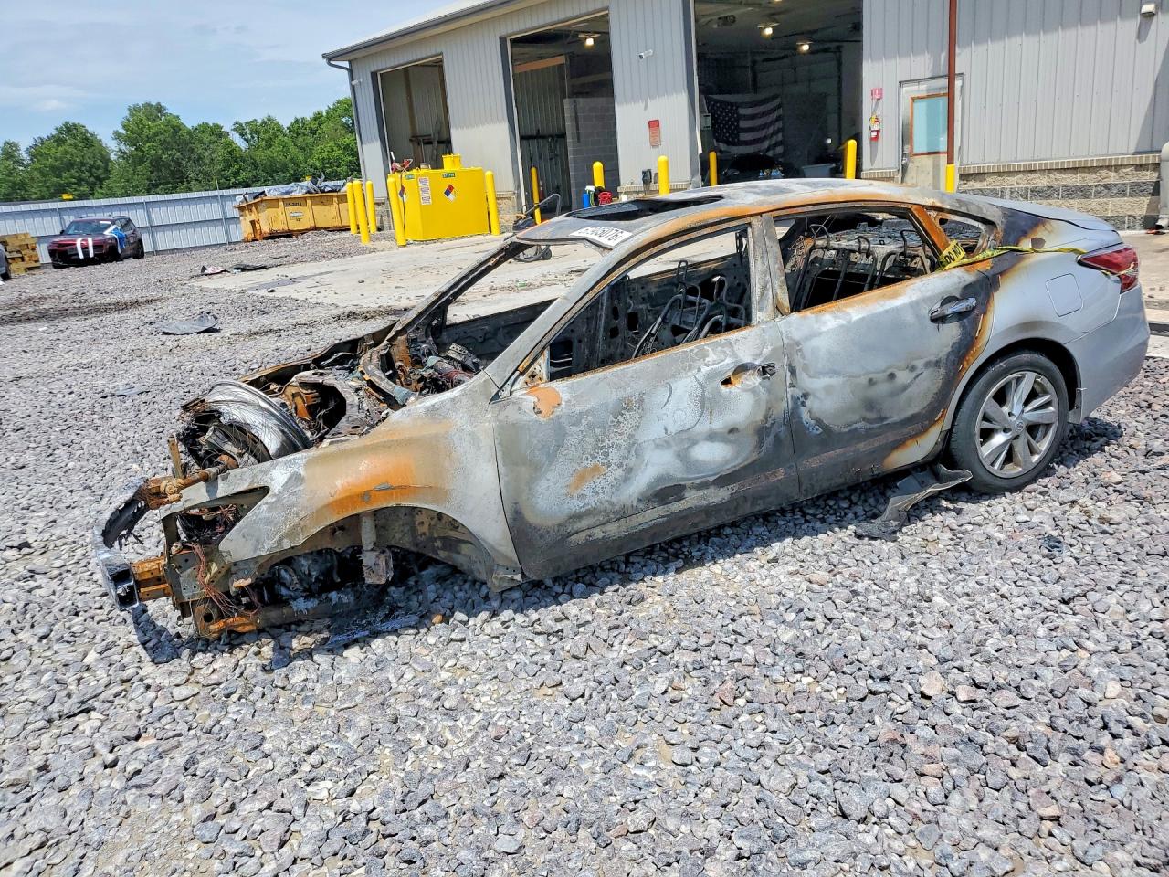 2014 Nissan Altima SV, VIN 1N4AL3AP9EC124840 — Burn